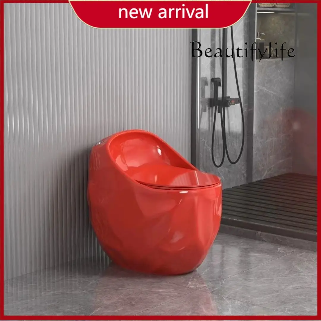 NColor Round Toilet Personalized Creative Siphon Type Oversized Pipe Egg-shaped Toilet Water Saving
NColor Round Toilet Personalized Creative Siphon Type Oversized Pipe Egg-shaped Toilet Water Saving