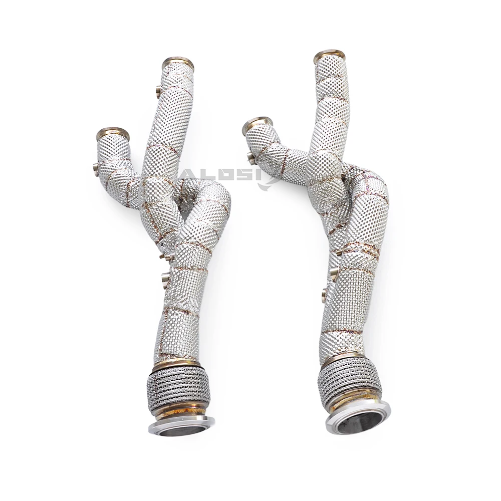Exhaust for Lamborghini Aventador SVJ LP700 LP740 LP750 downpipe High performance exhaust heat shield Long length downpipe
Exhaust for Lamborghini Aventador SVJ LP700 LP740 LP750 downpipe High performance exhaust heat shield Long length downpipe