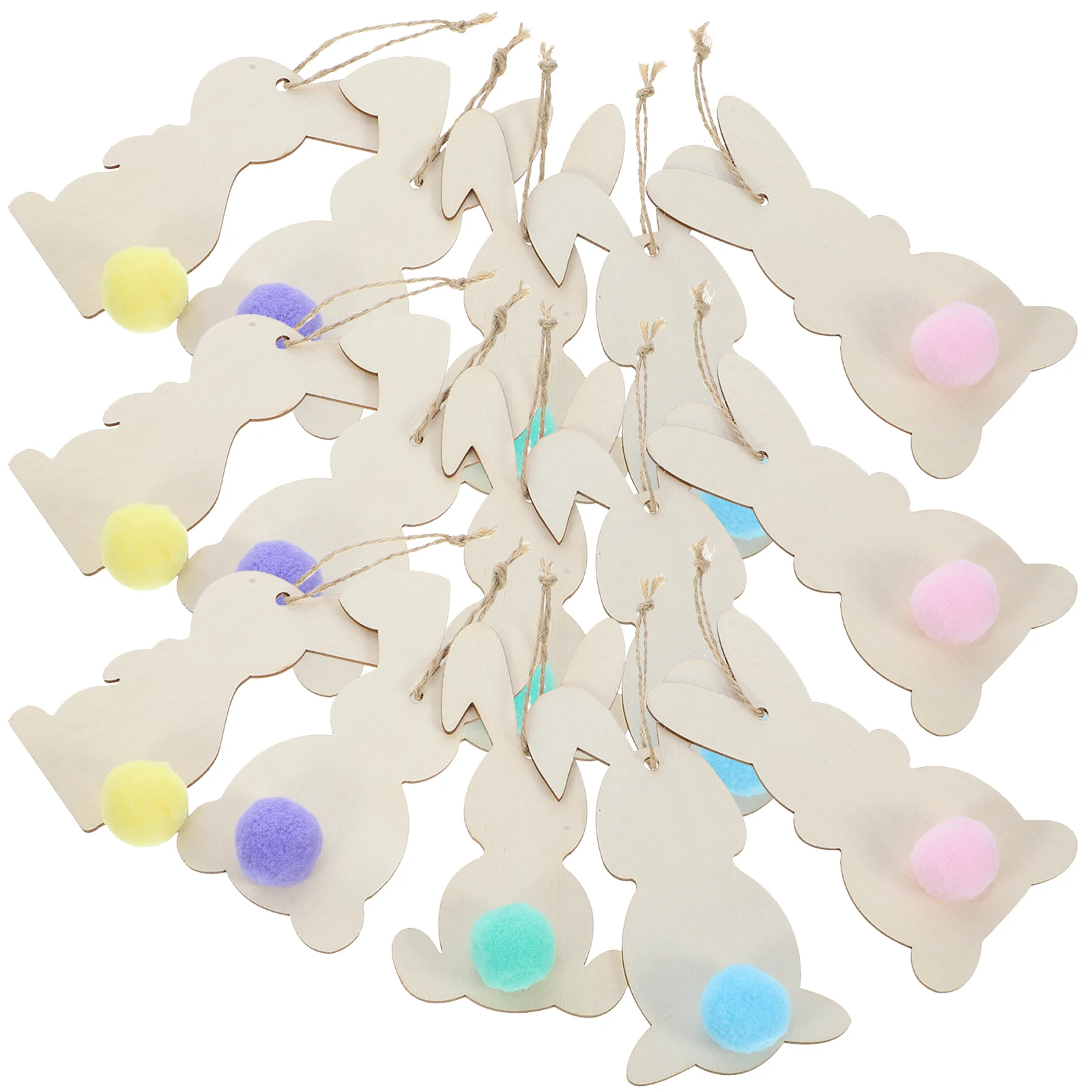 1 set Easter Wooden Bunny Cutouts Unfinished Slices Colorful naments Hanging Tags DIY Supplies Party Decorations
1 set Easter Wooden Bunny Cutouts Unfinished Slices Colorful naments Hanging Tags DIY Supplies Party Decorations