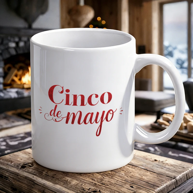 Cinco de Mayo Red Glitter Ceramic Mug Mexican Fiesta Coffee Cup, milk cup, office cup, gift for friends, fade-resistant
Cinco de Mayo Red Glitter Ceramic Mug Mexican Fiesta Coffee Cup, milk cup, office cup, gift for friends, fade-resistant