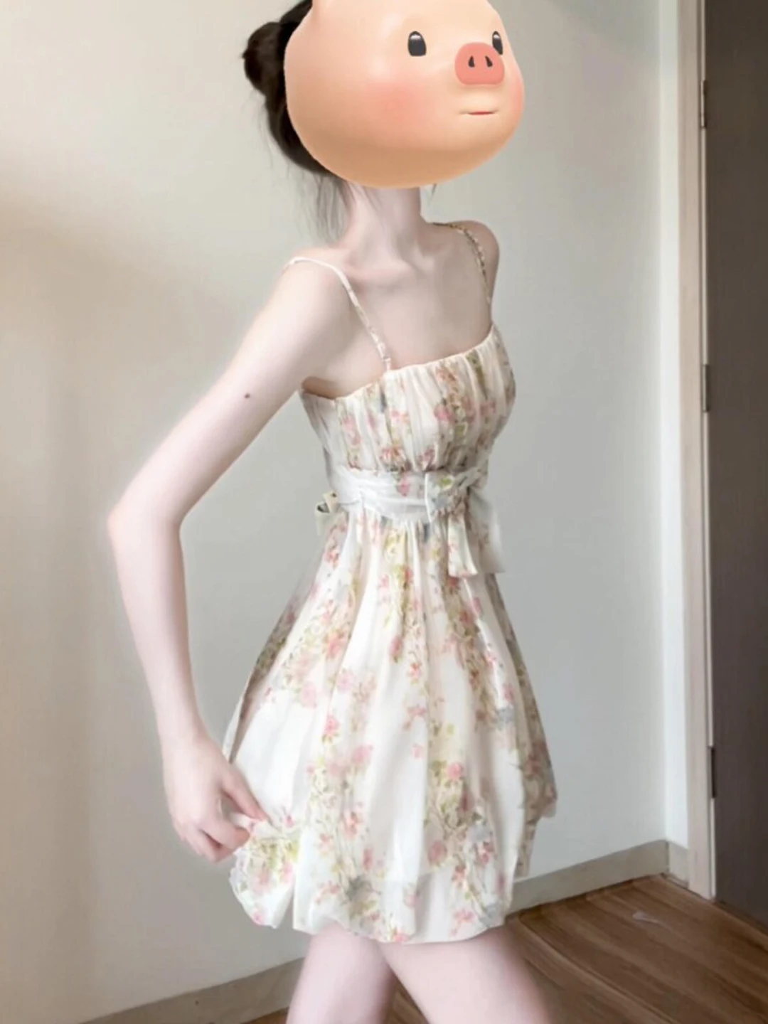 Gentle Wind Beautiful Floral Waist-Cinching Slimming Strap Dress Small Stature Fashionable Summer Dress Casual Elegant
Gentle Wind Beautiful Floral Waist-Cinching Slimming Strap Dress Small Stature Fashionable Summer Dress Casual Elegant
