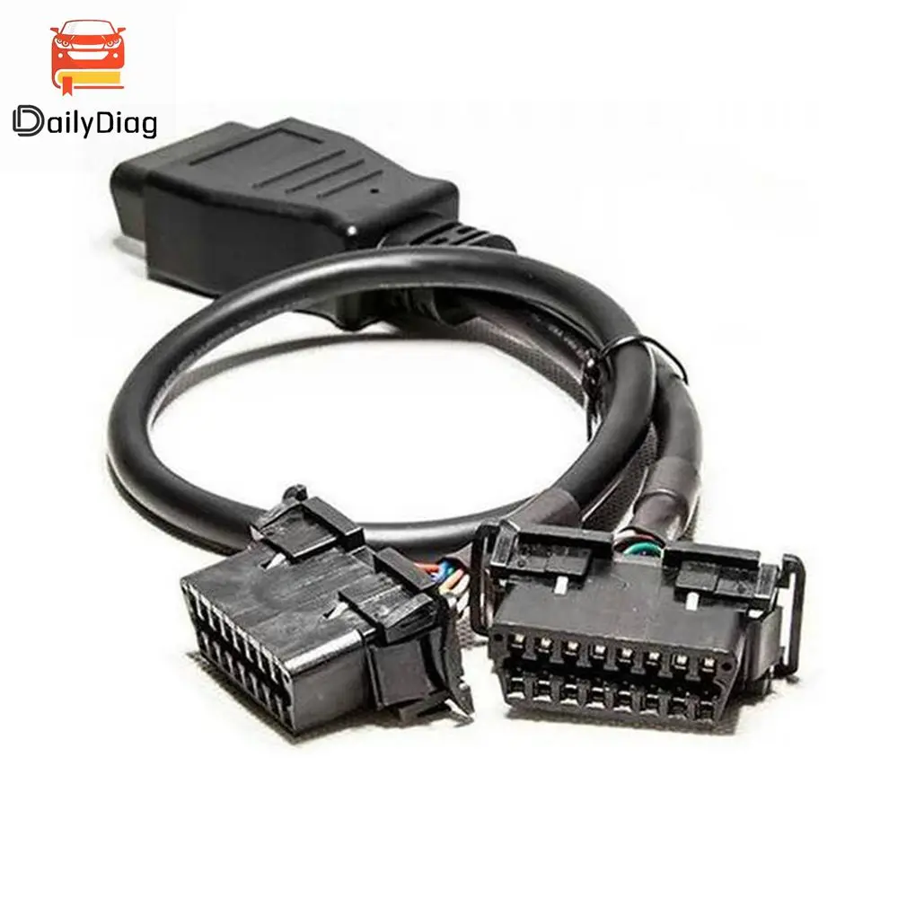 Newest Original Car Connector OBD2 Extension Cable 16 Core One to Two Adapter Female Head Transmission Line
Newest Original Car Connector OBD2 Extension Cable 16 Core One to Two Adapter Female Head Transmission Line