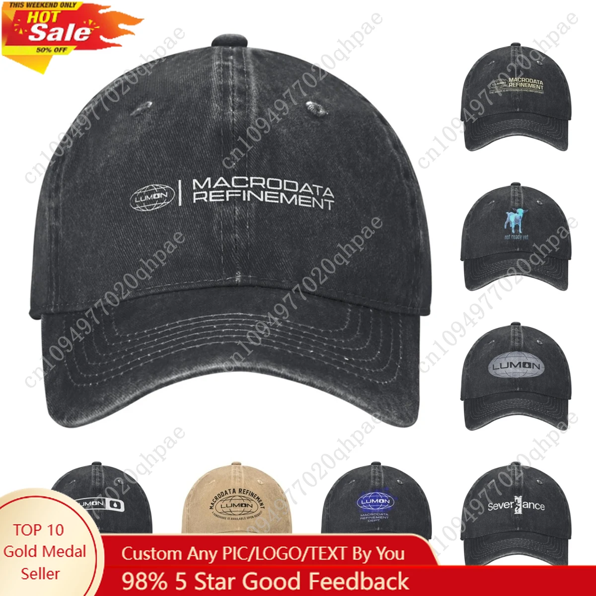 Lumon Industries Macrodata Refinement Severance Unisex Baseball Caps TV show Distressed Denim Washed Hats Vintage Travel Sun Cap
Lumon Industries Macrodata Refinement Severance Unisex Baseball Caps TV show Distressed Denim Washed Hats Vintage Travel Sun Cap