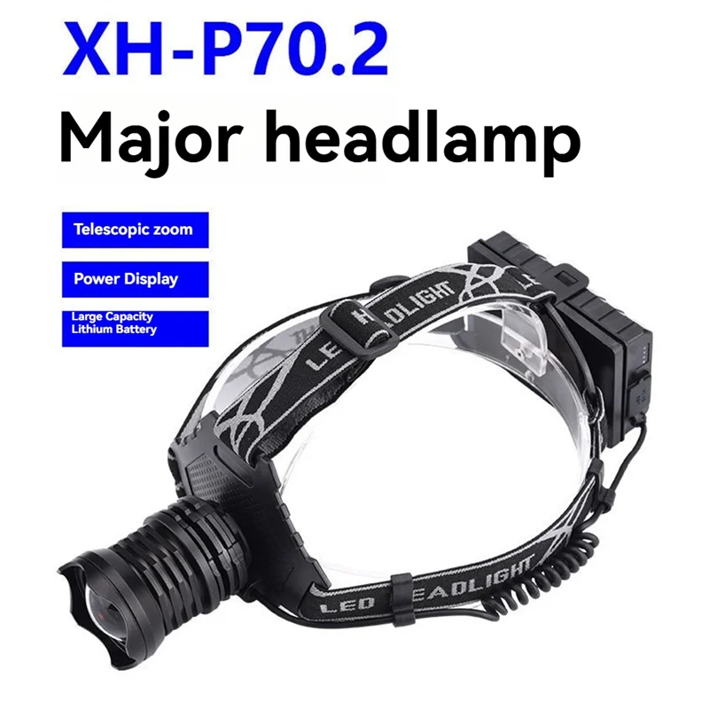 ELOS-Rechargeable LED Headlamp, USB Fast Charging & 5 Modes Zoomable Waterproof Headlamp For Camping, Exploring, Fishing
ELOS-Rechargeable LED Headlamp, USB Fast Charging & 5 Modes Zoomable Waterproof Headlamp For Camping, Exploring, Fishing