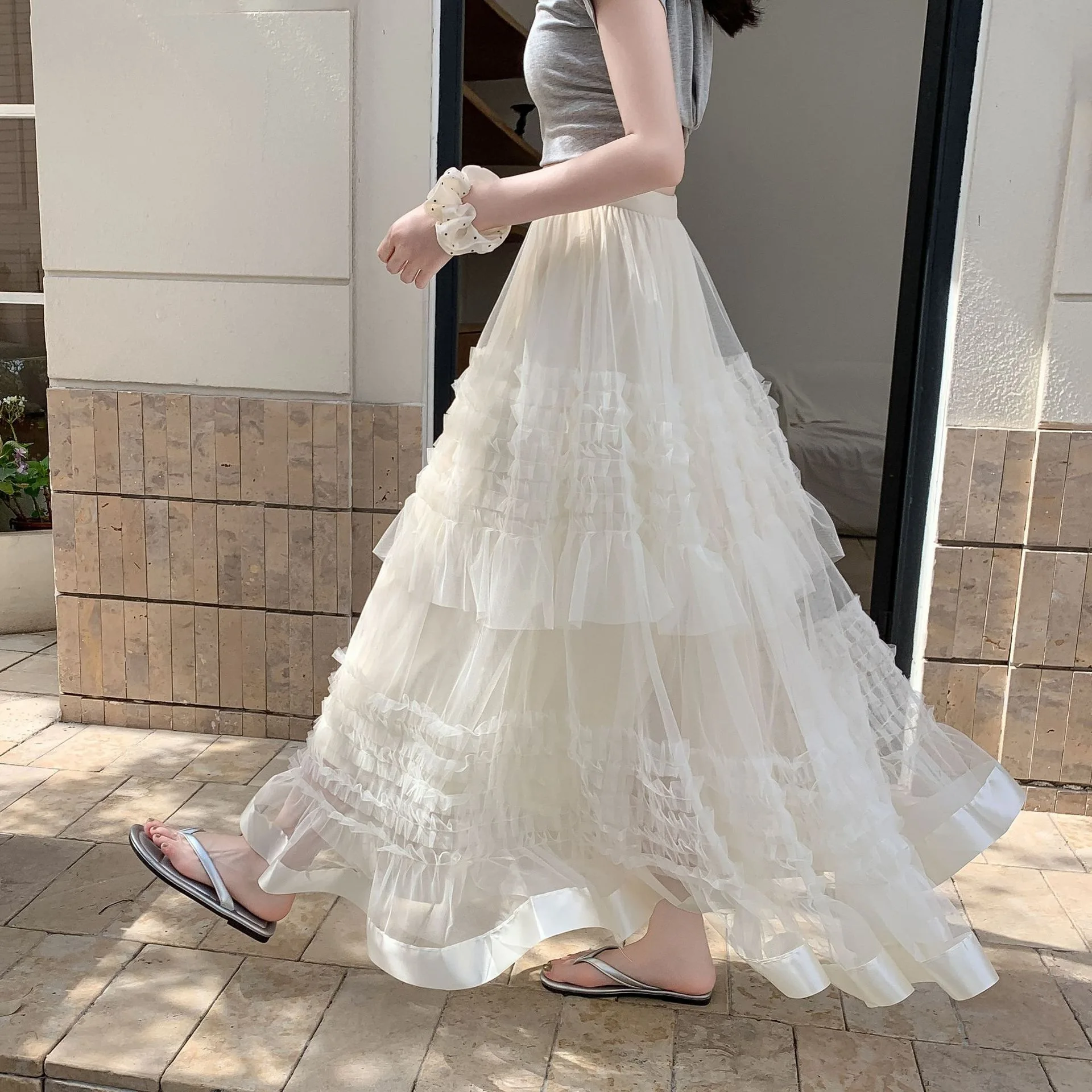 Mesh Cake Skirt Skirt Female Summer 2026 New High Waist and Thin A Word Big Pendulum Fairy Dress
Mesh Cake Skirt Skirt Female Summer 2026 New High Waist and Thin A Word Big Pendulum Fairy Dress