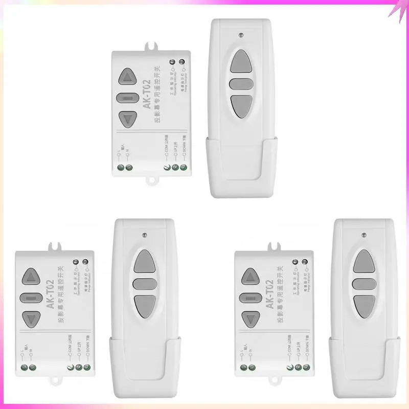 B68C 3X AC85-250V Мотор Дистанционный переключатель Контроллер Проекционный экран Двигатель Беспроводной переключатель 433 Вверх Вниз Стоп
B68C 3X AC85-250V Мотор Дистанционный переключатель Контроллер Проекционный экран Двигатель Беспроводной переключатель 433 Вверх Вниз Стоп