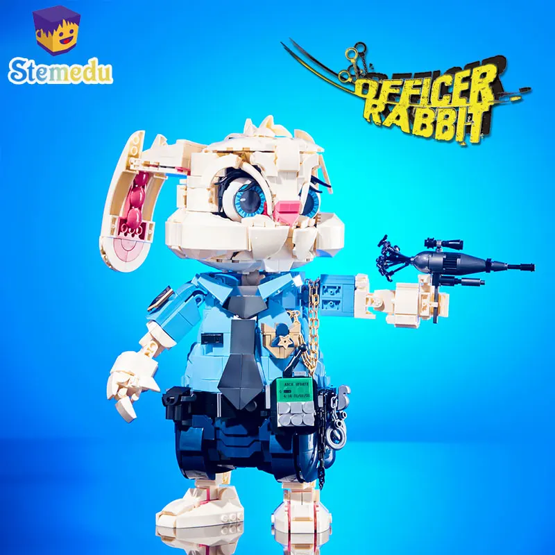 1387PCS MOC Officer Bunny Animal Building Set Creative Rabbit Officer Model DIY Bricks Educational Toy for Kids Adults
1387PCS MOC Officer Bunny Animal Building Set Creative Rabbit Officer Model DIY Bricks Educational Toy for Kids Adults