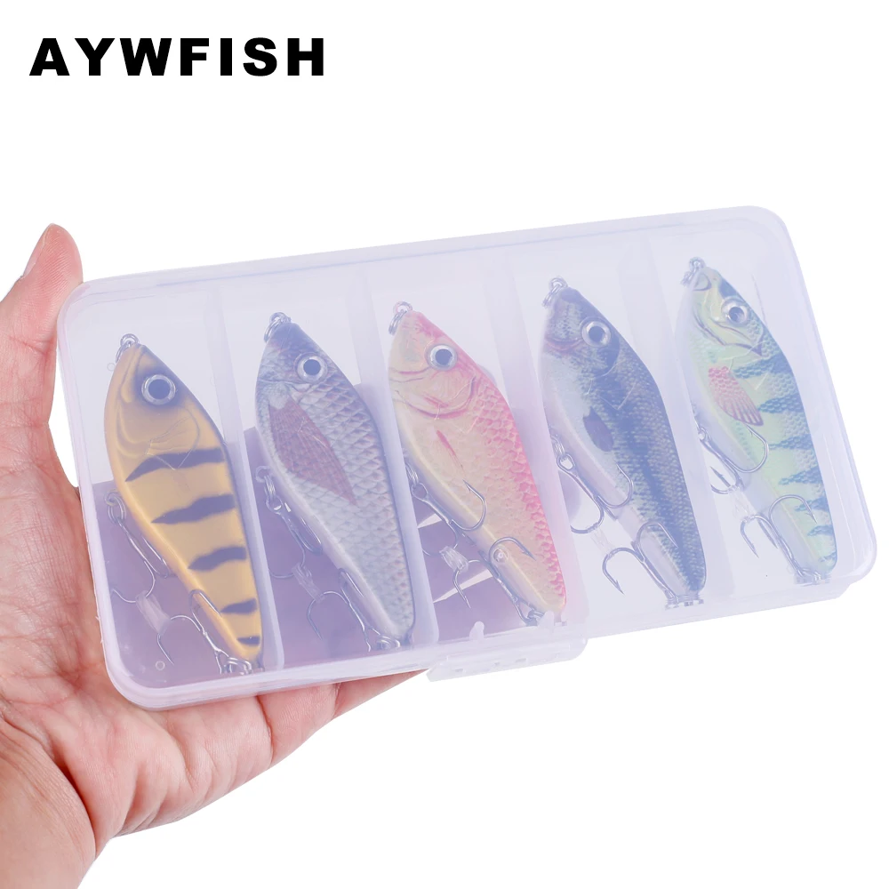 AYWFISH 5 шт./коробка, 7,5 см, 13,5 г, скользящие искусственные приманки, набор джеркбейтов, Тонущая приманка VIB для рыбной ловли, жесткая искусственная приманка
AYWFISH 5 шт./коробка, 7,5 см, 13,5 г, скользящие искусственные приманки, набор джеркбейтов, Тонущая приманка VIB для рыбной ловли, жесткая искусственная приманка