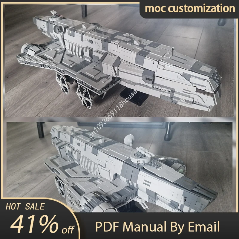 Новинка, 4467 шт., MOC Star Battle Mperial Gozanti-Class Cruiser, креативная детская кирпичная игрушка, здание на день рождения, праздничный подарок, блоки
Новинка, 4467 шт., MOC Star Battle Mperial Gozanti-Class Cruiser, креативная детская кирпичная игрушка, здание на день рождения, праздничный подарок, блоки