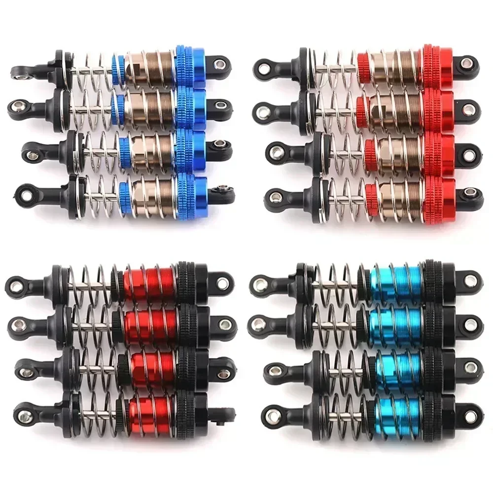 4pcs 75mm 81mm Metal Shock Absorber Damper for MJX 16207 16208 SCY 16101 16102 Wltoys 144001 124019 HBX 16889 RC Car Upgrades
4pcs 75mm 81mm Metal Shock Absorber Damper for MJX 16207 16208 SCY 16101 16102 Wltoys 144001 124019 HBX 16889 RC Car Upgrades