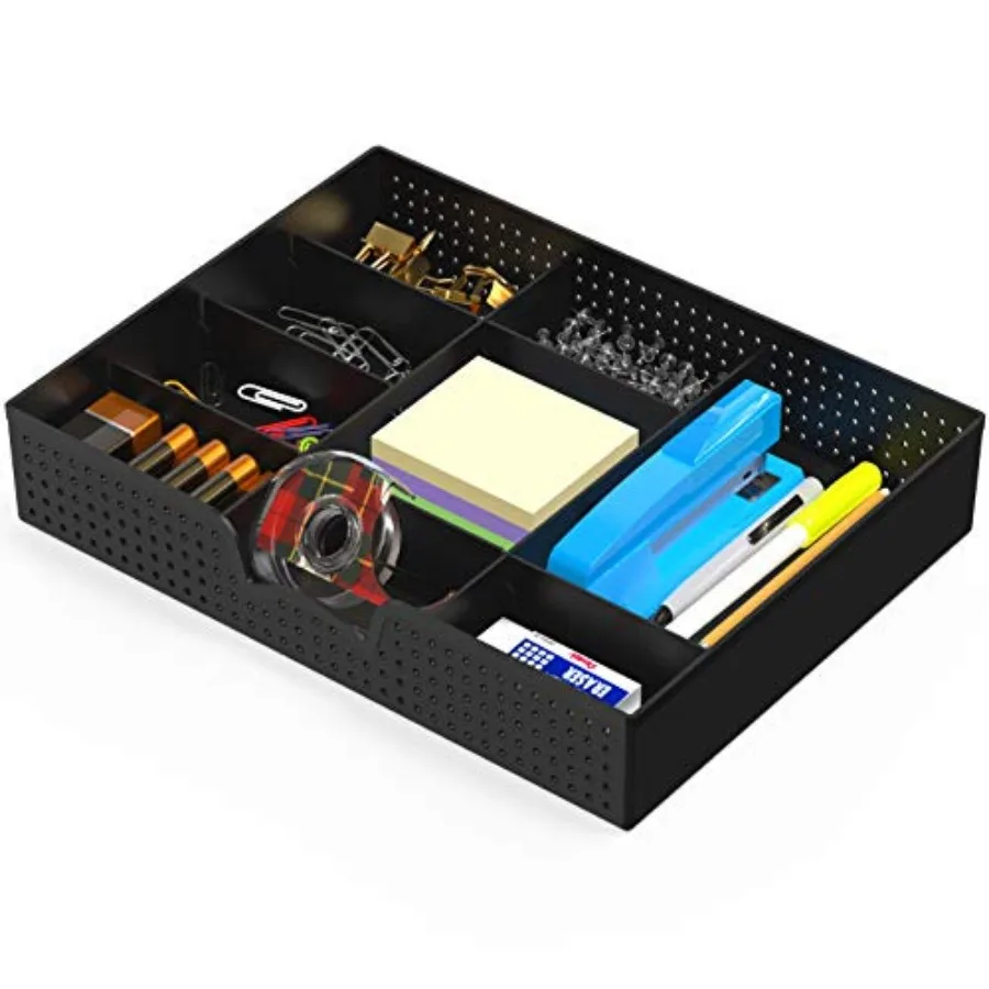 Drawer Organizer Tray with 9 Adjustable Compartments
Drawer Organizer Tray with 9 Adjustable Compartments