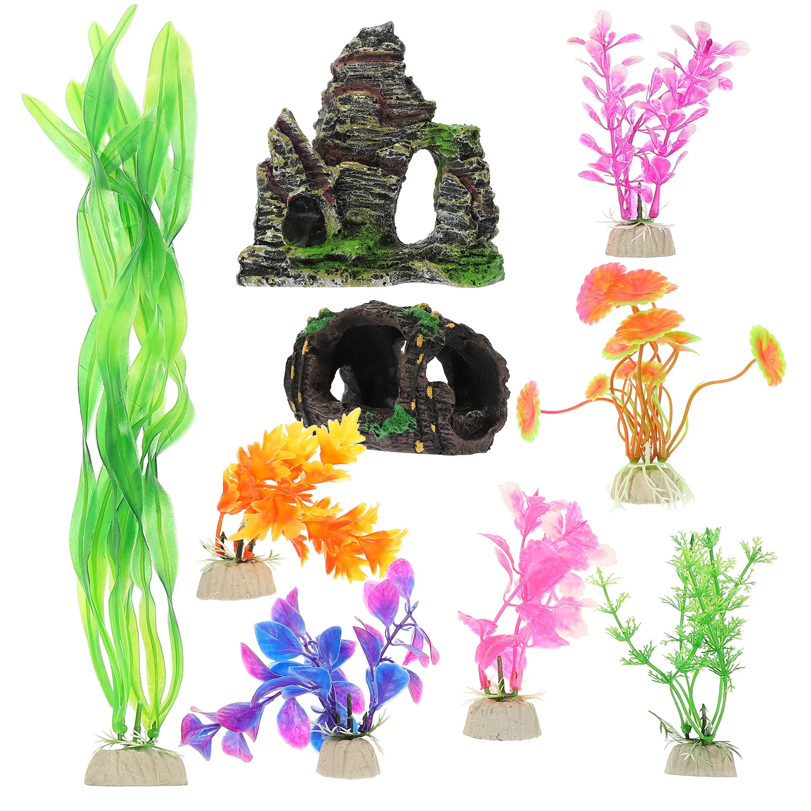 9Pcs Fish Tank Artificial Plants Decoration Realistic Simulation Plastic Aquarium Landscape Accessories Aquarium Plants
9Pcs Fish Tank Artificial Plants Decoration Realistic Simulation Plastic Aquarium Landscape Accessories Aquarium Plants