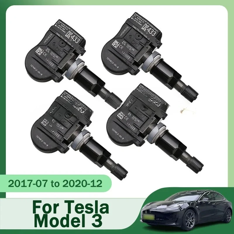 1074812-00-B Датчик давления в шинах для Tesla Model 3 Model S Model X 4 шт. 433 МГц TPMS Система контроля давления в шинах 107481200B
1074812-00-B Датчик давления в шинах для Tesla Model 3 Model S Model X 4 шт. 433 МГц TPMS Система контроля давления в шинах 107481200B