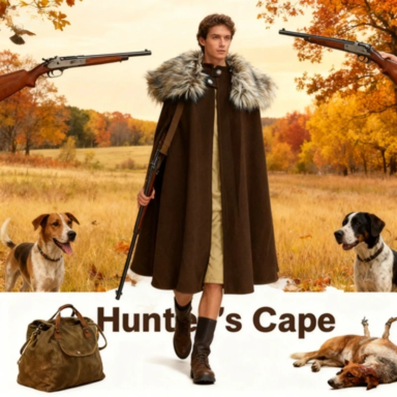 Stage Performance Art Photography COS Suit Medieval Renaissance Fur - Collar Cape
Stage Performance Art Photography COS Suit Medieval Renaissance Fur - Collar Cape