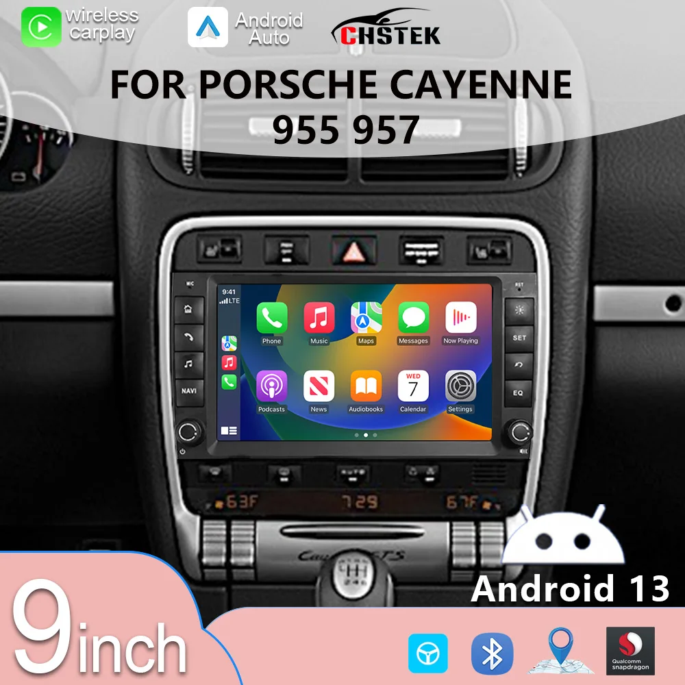 Мультимедийная система CHSTEK с сенсорным экраном для Porsche Cayenne 955 957 9PA 2002-2010, Android 13, беспроводной CarPlay, 4G, GPS, WiFi, Bluetooth, навигация
Мультимедийная система CHSTEK с сенсорным экраном для Porsche Cayenne 955 957 9PA 2002-2010, Android 13, беспроводной CarPlay, 4G, GPS, WiFi, Bluetooth, навигация