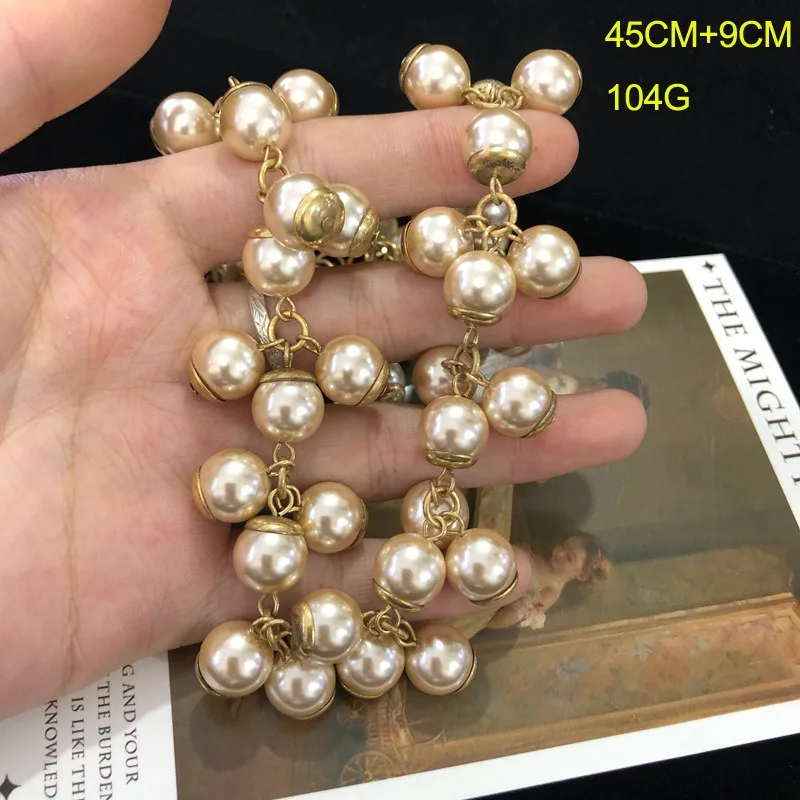 New Trendy Fashion Retro Jewelry Champagne Glazed Pearl Necklace Bracelet Earrings Set Premium Versatile
New Trendy Fashion Retro Jewelry Champagne Glazed Pearl Necklace Bracelet Earrings Set Premium Versatile