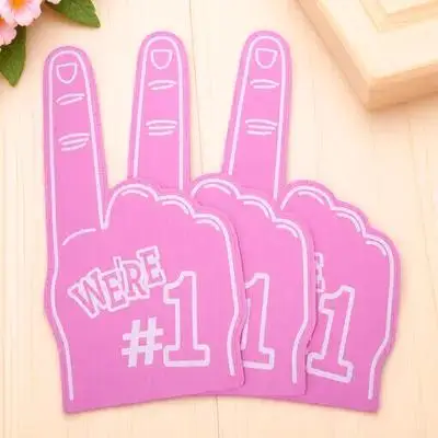 3Pcs Foam Fingers Sports Cheer Props Lightweight Eva Hand Fans Noise Makers Bulk Party Supplies for Football Basketball
3Pcs Foam Fingers Sports Cheer Props Lightweight Eva Hand Fans Noise Makers Bulk Party Supplies for Football Basketball