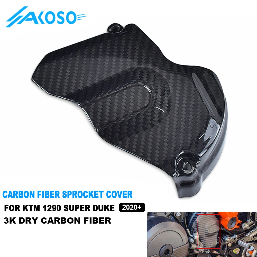 3K Dry Carbon Fiber Motorcycle Chain Guard Trim Sprocket Cover for 1290 Super Duke R 2020 2021 2022 2023 2024
3K Dry Carbon Fiber Motorcycle Chain Guard Trim Sprocket Cover for 1290 Super Duke R 2020 2021 2022 2023 2024