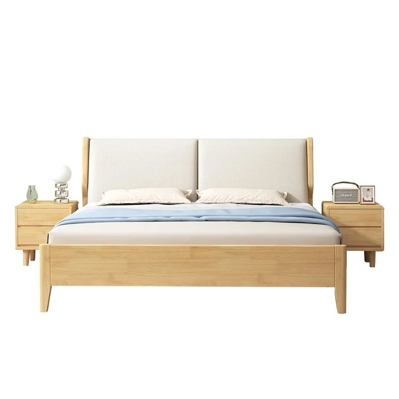 Nordic, solid wood bed, simple, modern, soft rest, double, air pressure, high box, storage
Nordic, solid wood bed, simple, modern, soft rest, double, air pressure, high box, storage