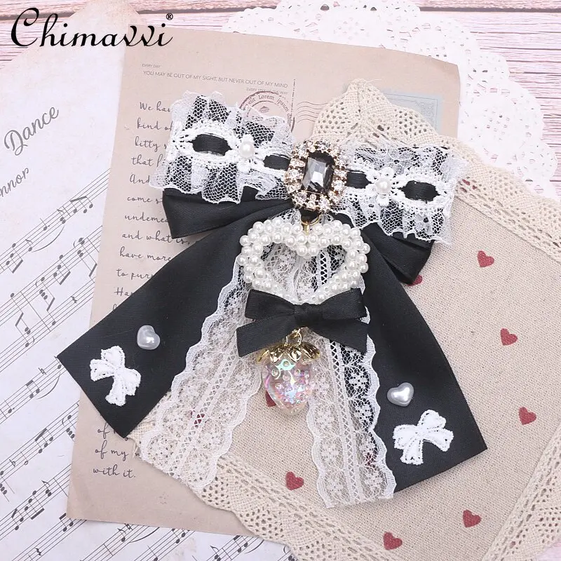 Original Japanese Mass-produced Sweetgirl Headwear Hairpin Side Clip Large Bowslace Lace Strawberry Pendant Hair Accessories
Original Japanese Mass-produced Sweetgirl Headwear Hairpin Side Clip Large Bowslace Lace Strawberry Pendant Hair Accessories