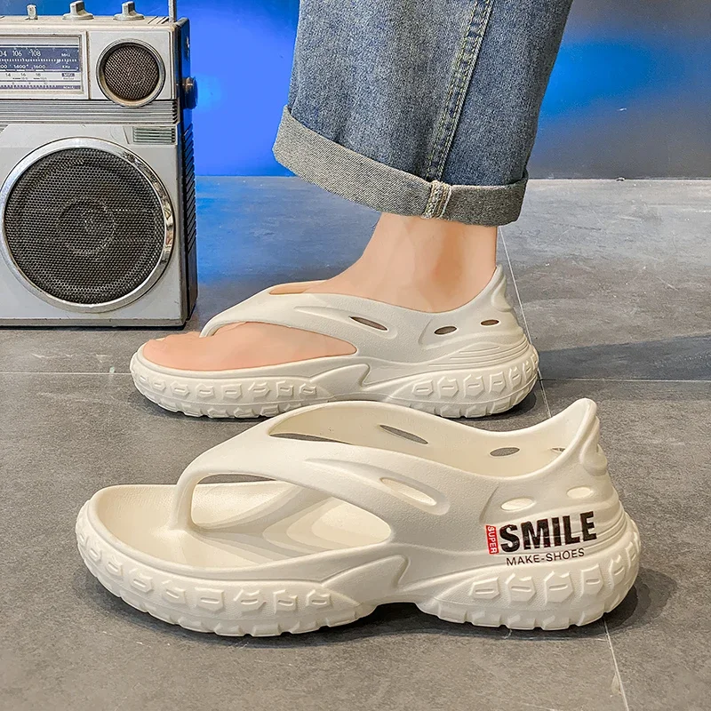 Couple Slippers Outdoor Beach Sandals for Men Thick Sole Slippers Man EVA Flip Flops Summer Shoes Flip Flops Men Luxury Sandals
Couple Slippers Outdoor Beach Sandals for Men Thick Sole Slippers Man EVA Flip Flops Summer Shoes Flip Flops Men Luxury Sandals