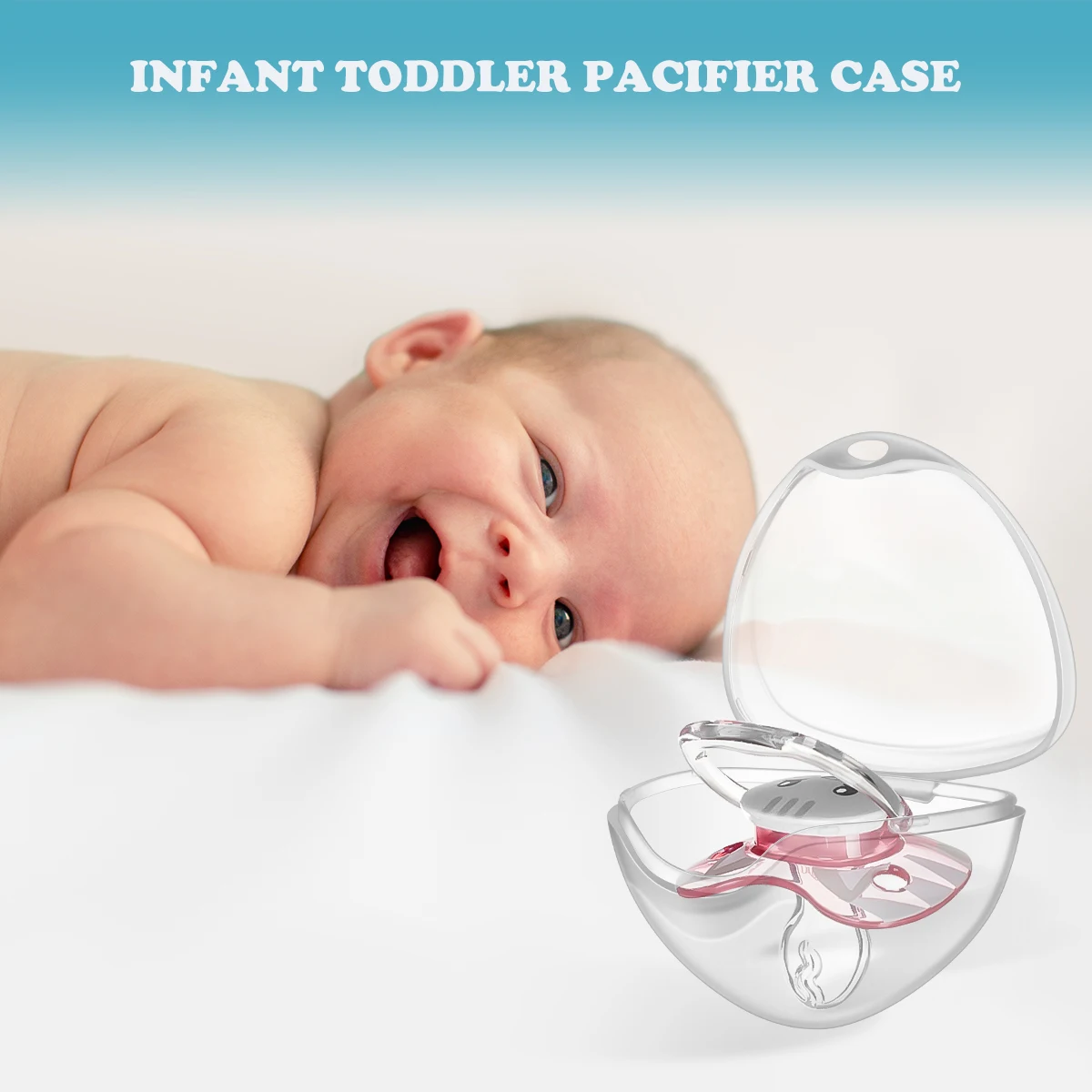 SUPVOX 4PCS Portable Transparent Pacifier Storage Box Clip Container Baby Infant Toddler Pacifier Case
SUPVOX 4PCS Portable Transparent Pacifier Storage Box Clip Container Baby Infant Toddler Pacifier Case