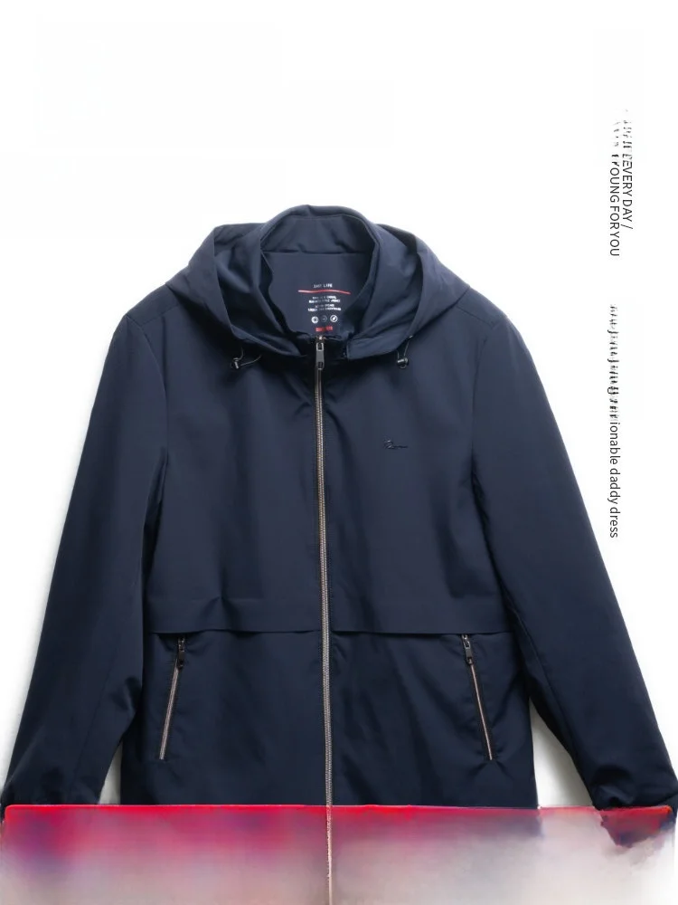 Spring Faion Loose Fit Jaet for Middle-Aged And ly with Detachable Hat Casual Sle Zipper Closure Long Sve Coat
Spring Faion Loose Fit Jaet for Middle-Aged And ly with Detachable Hat Casual Sle Zipper Closure Long Sve Coat