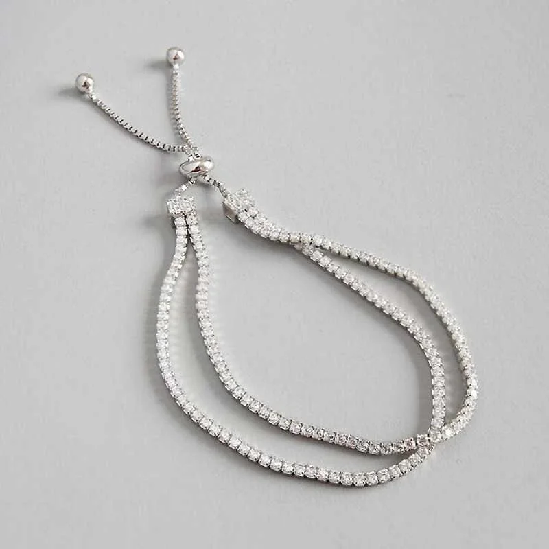 Anglang double layer real 925 sterling silver box chain zircon silicone adjusting bead women's bracelets fine jewelry y061
Anglang double layer real 925 sterling silver box chain zircon silicone adjusting bead women's bracelets fine jewelry y061