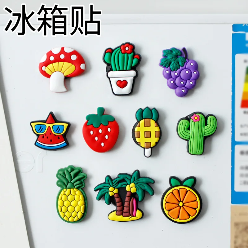 50Pcs/Lot Cute Plant Fruit Silicone Fridge Mini Refrigerator Home Decoration Sticker Magnets Fridge Souvenir Whiteboard Magnets
50Pcs/Lot Cute Plant Fruit Silicone Fridge Mini Refrigerator Home Decoration Sticker Magnets Fridge Souvenir Whiteboard Magnets