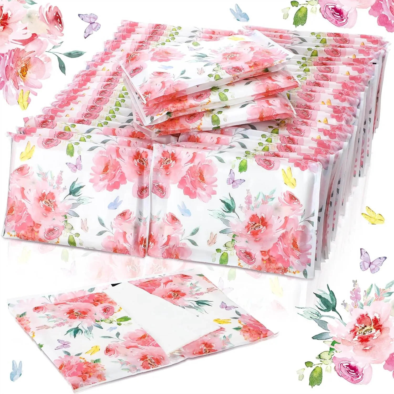 50 Packs Travel Tissues with Spring Floral, 500 Sheets 3-Ply Disposable Pocket Tissues for Wedding Guest School Home
50 Packs Travel Tissues with Spring Floral, 500 Sheets 3-Ply Disposable Pocket Tissues for Wedding Guest School Home