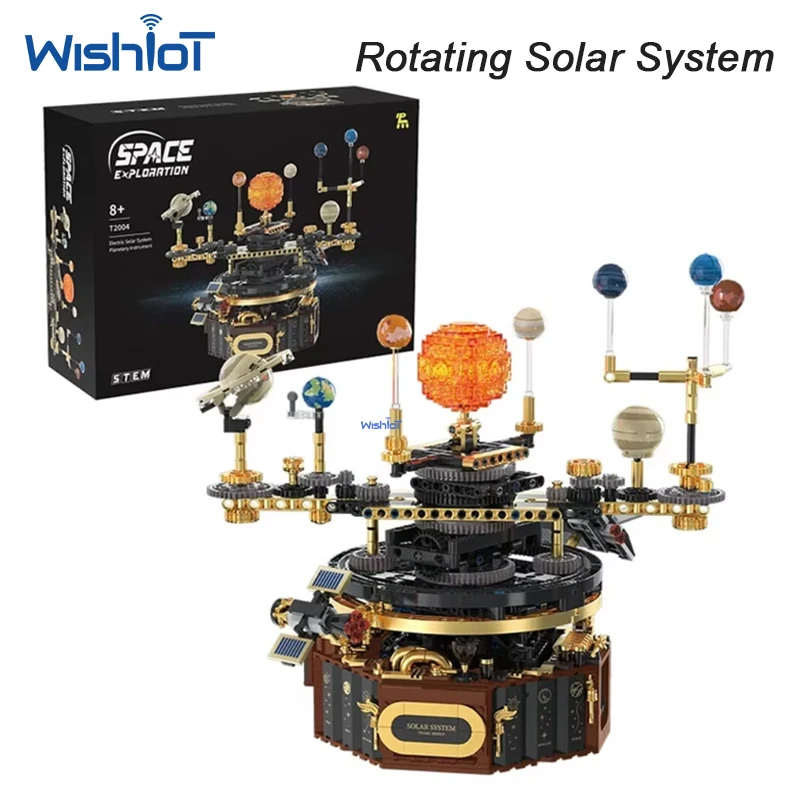 1098pcs STEM Electric Rotating Solar System Building Blocks Light Up Sun Earth Model Universe Science Education Toy Kid
1098pcs STEM Electric Rotating Solar System Building Blocks Light Up Sun Earth Model Universe Science Education Toy Kid