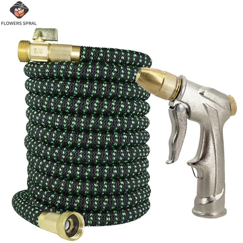 Garden Telescopic Hose, High-Pressure Metal Water Gun, Adjustable, US3/4 Connector, Used For Garden Irrigation And Car Washing
Garden Telescopic Hose, High-Pressure Metal Water Gun, Adjustable, US3/4 Connector, Used For Garden Irrigation And Car Washing