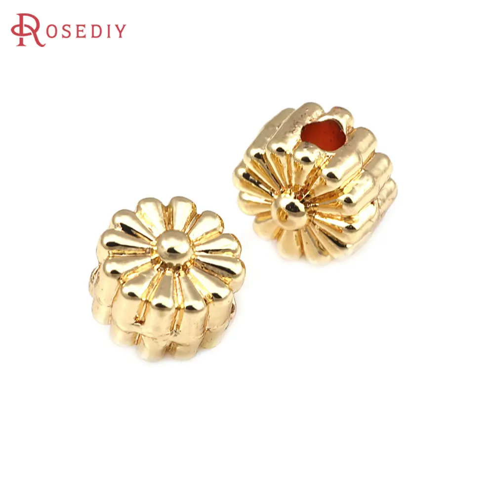 18K Gold Color Matte Gold Color Flower Bracelets Spacer Beads High Quality Jewelry Making Supplies Bracelets Diy Accessories
18K Gold Color Matte Gold Color Flower Bracelets Spacer Beads High Quality Jewelry Making Supplies Bracelets Diy Accessories