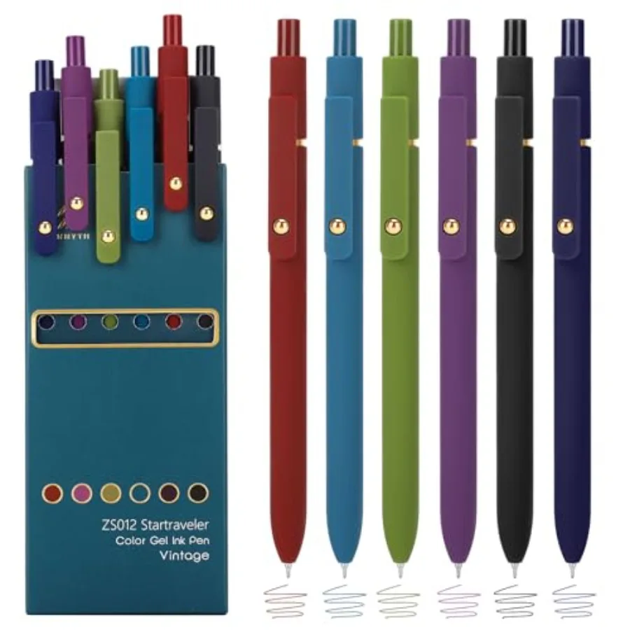 Colorful Gel Pens, 0.5mm Fine Point Retractable, Cute Pens with Colored Writing and Sketching, Gifts for Women
Colorful Gel Pens, 0.5mm Fine Point Retractable, Cute Pens with Colored Writing and Sketching, Gifts for Women
