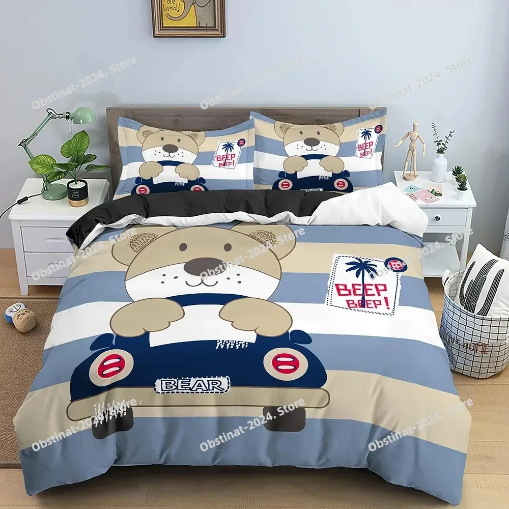 Cartoon Bear And Car Bedding Set Boys Girls Twin Queen Size Duvet Cover Pillowcase Bed Kids Adult Home Textileextile
Cartoon Bear And Car Bedding Set Boys Girls Twin Queen Size Duvet Cover Pillowcase Bed Kids Adult Home Textileextile
