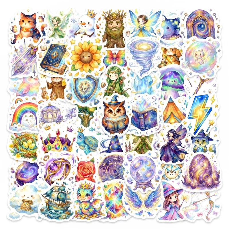 50PCS Fantasy Magic Animals PVC Sticker Aesthetic DIY Decoration Phone Laptop Luggage Skateboard Graffiti Decals for Kids
50PCS Fantasy Magic Animals PVC Sticker Aesthetic DIY Decoration Phone Laptop Luggage Skateboard Graffiti Decals for Kids