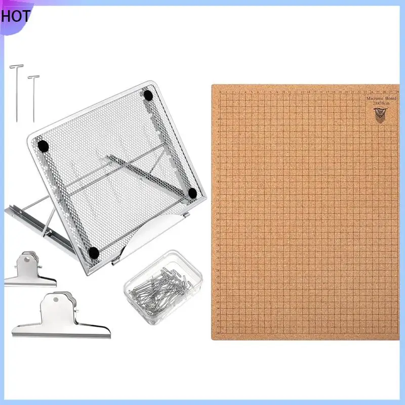 B45C 104 Pcs Macrame Board, 12X16 Inch Macrame Board And Pins Kit With Metal Adjustable Holder For Braiding Cording Bracelet
B45C 104 Pcs Macrame Board, 12X16 Inch Macrame Board And Pins Kit With Metal Adjustable Holder For Braiding Cording Bracelet