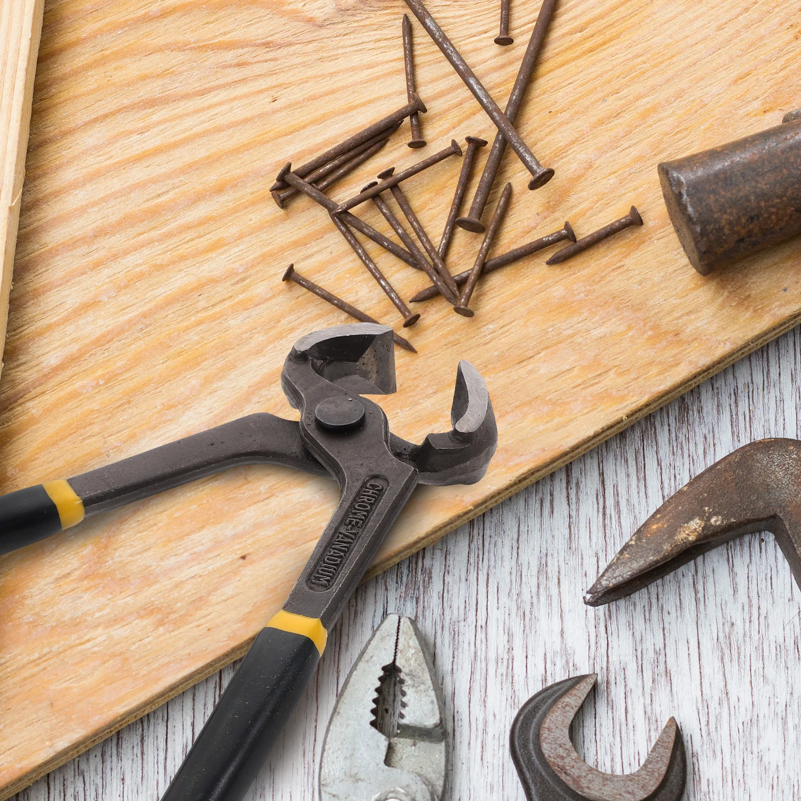 Carpenter Nutcracker 7 Inch Dual Color H Durable Nail Plier Wire Repair Tool Efficient Nail Remover Comfortable Grip
Carpenter Nutcracker 7 Inch Dual Color H Durable Nail Plier Wire Repair Tool Efficient Nail Remover Comfortable Grip