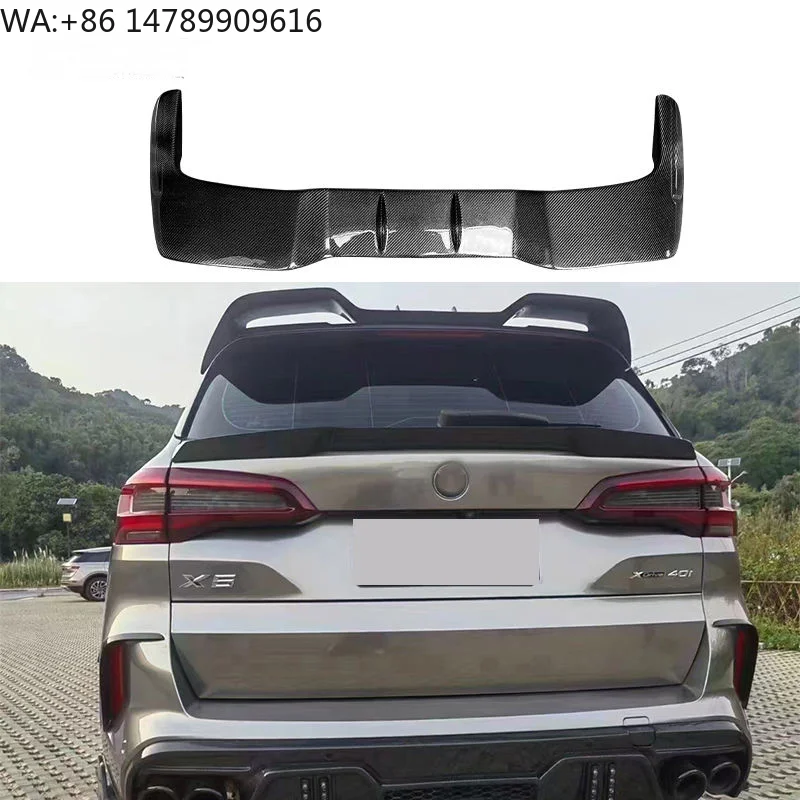 X5 G05 F95 X5M High Quality Carbon Fiber Roof Spoiler Rear Spoiler for X5 G05 F95 X5M 2019+
X5 G05 F95 X5M High Quality Carbon Fiber Roof Spoiler Rear Spoiler for X5 G05 F95 X5M 2019+