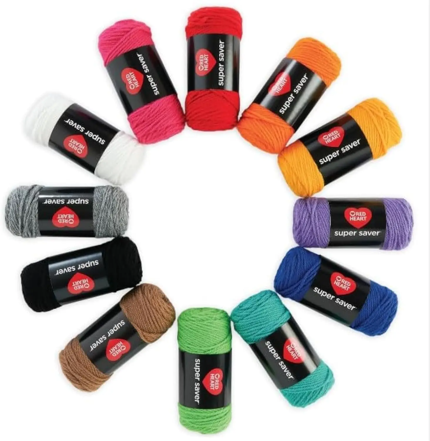 12-Pack Acrylic Yarn Kit for Knitting, Crochet & Amigurumi - 1116 Yards Total
12-Pack Acrylic Yarn Kit for Knitting, Crochet & Amigurumi - 1116 Yards Total