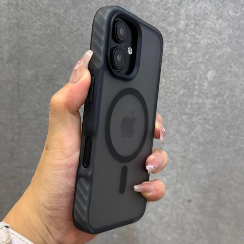 Luxury Magnetic Matte Translucent Phone Case for iPhone 16 15 14 13 12 11 Pro Max Plus Wireless Charging for Magsafe Tough Cover
Luxury Magnetic Matte Translucent Phone Case for iPhone 16 15 14 13 12 11 Pro Max Plus Wireless Charging for Magsafe Tough Cover