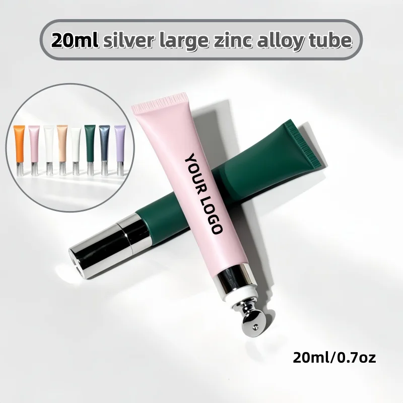 【Logo Custom】50Pcs Customized Stock 20g Silver Large Face Zinc Alloy Tube Empty Bottle Subpackage Eye Cream Lip Gloss Lipstick
【Logo Custom】50Pcs Customized Stock 20g Silver Large Face Zinc Alloy Tube Empty Bottle Subpackage Eye Cream Lip Gloss Lipstick
