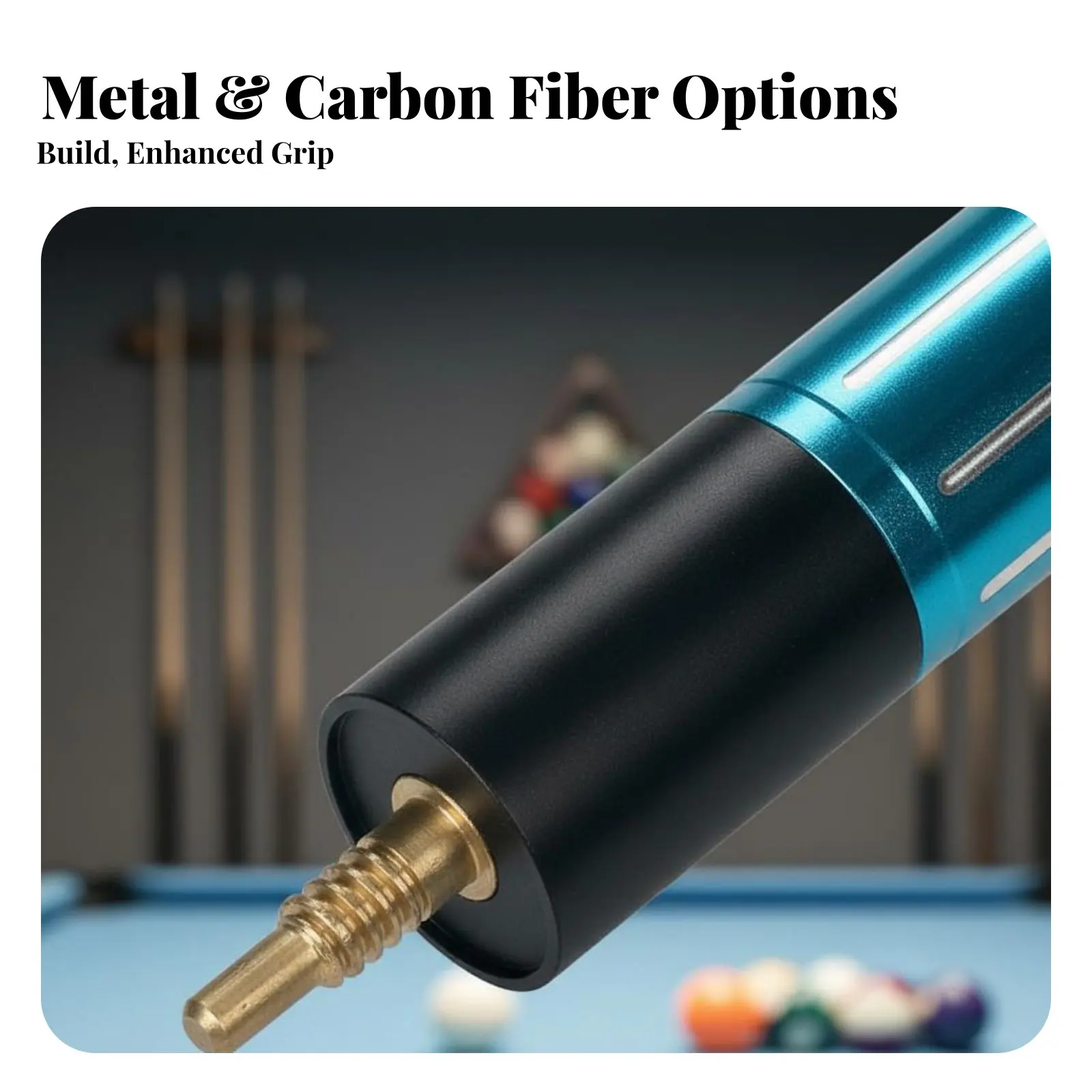 Telescopic Pool Cue Extender Easy to Install Telescopic Pool Cue Extension Billiards Accessory Secure Locking Grip Lightweight
Telescopic Pool Cue Extender Easy to Install Telescopic Pool Cue Extension Billiards Accessory Secure Locking Grip Lightweight