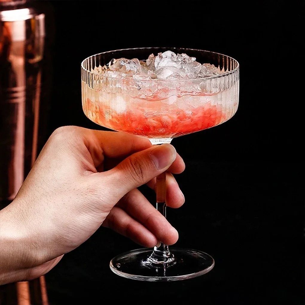 2PCS Vintage Ribbed Cocktail Glass Martini Tall Flat Cup Transparent Ice Cream Dessert Margarita Glass Mug cup Ribbed glass Nana
2PCS Vintage Ribbed Cocktail Glass Martini Tall Flat Cup Transparent Ice Cream Dessert Margarita Glass Mug cup Ribbed glass Nana