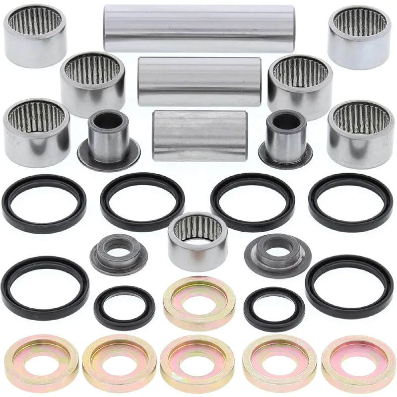 All Balls Racing 27-1137 Shock Swing Arm Linkage Bearing Seal Kit Compatible with/Replacement for Kawasaki KLX450R KX250F
All Balls Racing 27-1137 Shock Swing Arm Linkage Bearing Seal Kit Compatible with/Replacement for Kawasaki KLX450R KX250F