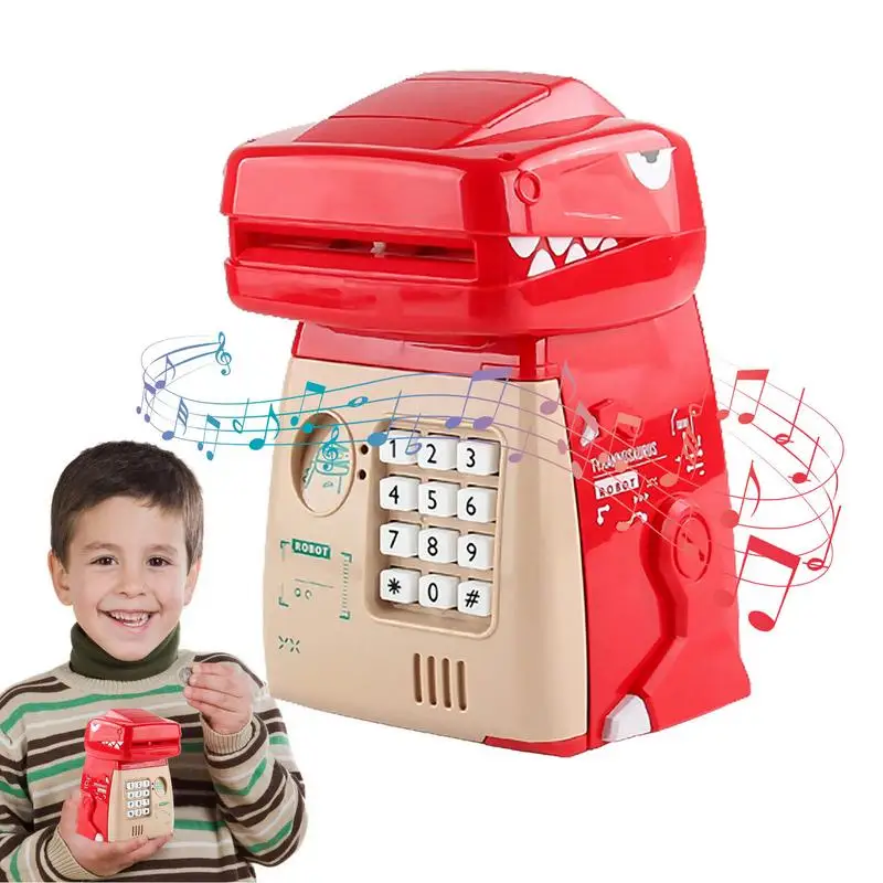 Pig Bank For Kids Dinosaur Shaped Pig Bank With Password Unlocking Function Safe Coin Banks Money Saving Box With Children's
Pig Bank For Kids Dinosaur Shaped Pig Bank With Password Unlocking Function Safe Coin Banks Money Saving Box With Children's