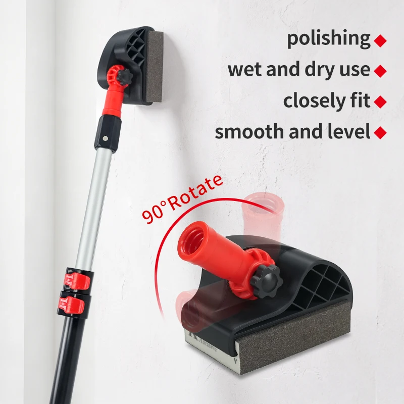 Sanding Sponge Blocks Grit 120 Wall Grinding Sponge Sand Block Sandpaper Wet/dry Use with Telescopic Pole and Clamping Tool
Sanding Sponge Blocks Grit 120 Wall Grinding Sponge Sand Block Sandpaper Wet/dry Use with Telescopic Pole and Clamping Tool