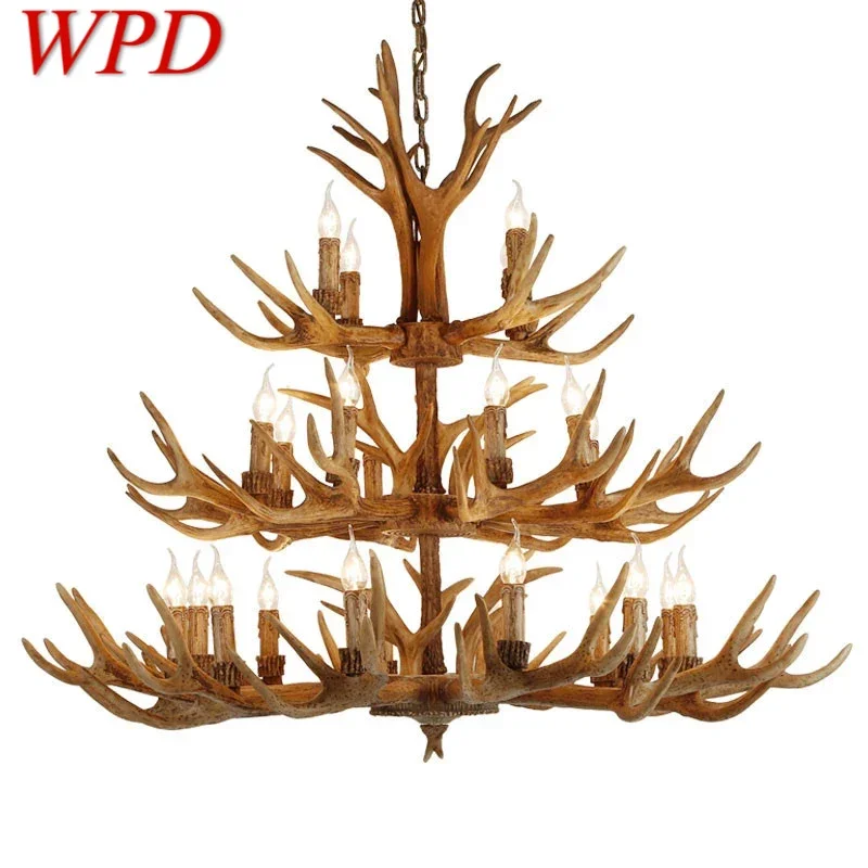 WPD American Retro Deer Antlers Chandelier Hotel Lobby Cafe Shop Clothing Exhibition Hall Villa Clubh Homestay Pendant light
WPD American Retro Deer Antlers Chandelier Hotel Lobby Cafe Shop Clothing Exhibition Hall Villa Clubh Homestay Pendant light