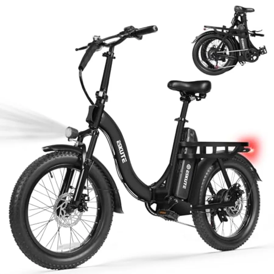 Electric Bike for Adults 1200W Peak Motor Folding 20x3 Fat Tire EBike 48V 10.4Ah Battery StepThrough Cargo Fold Ebike NFC Unloc
Electric Bike for Adults 1200W Peak Motor Folding 20x3 Fat Tire EBike 48V 10.4Ah Battery StepThrough Cargo Fold Ebike NFC Unloc