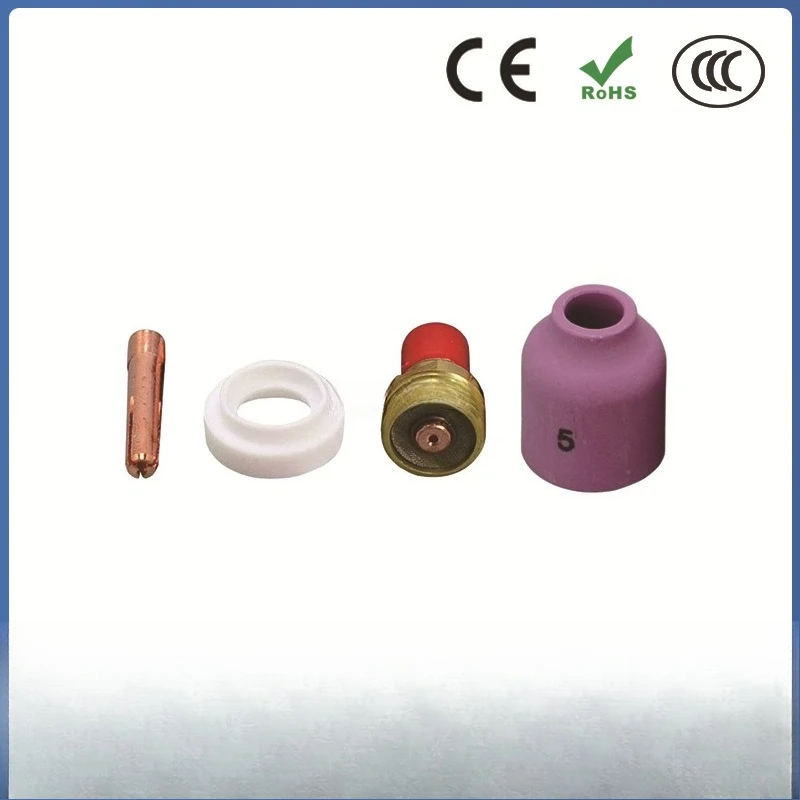 Набор стеклянных колб для аргонодуговой сварки WP-9/20/25, аксессуары для сварочного пистолета 45V42 13N21 # Керамическое сопло 1.0
Набор стеклянных колб для аргонодуговой сварки WP-9/20/25, аксессуары для сварочного пистолета 45V42 13N21 # Керамическое сопло 1.0